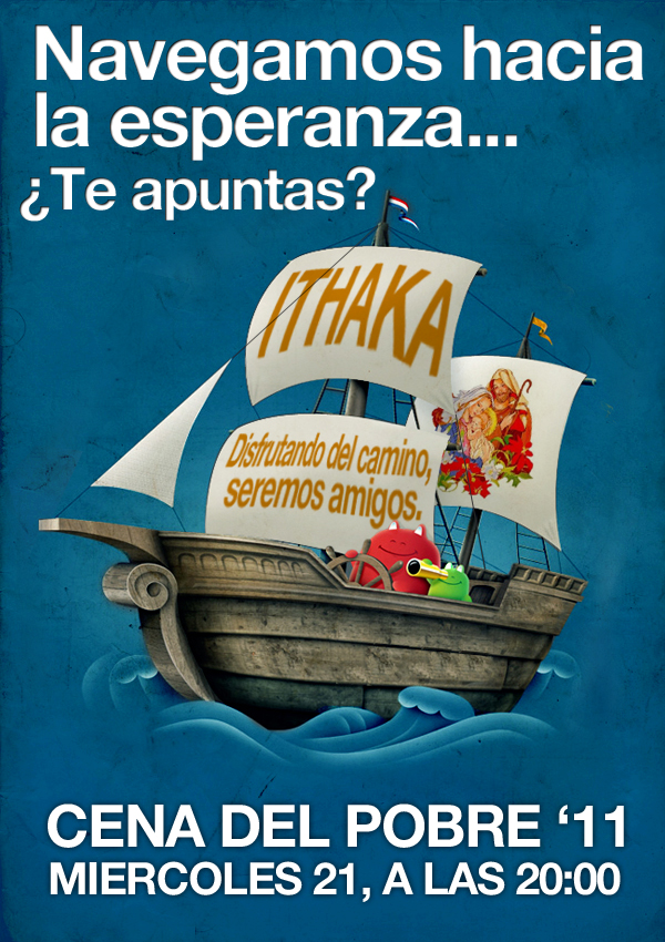 Cena del pobre 2011: Navegamos hacia la esperanza, ¿Te apuntas